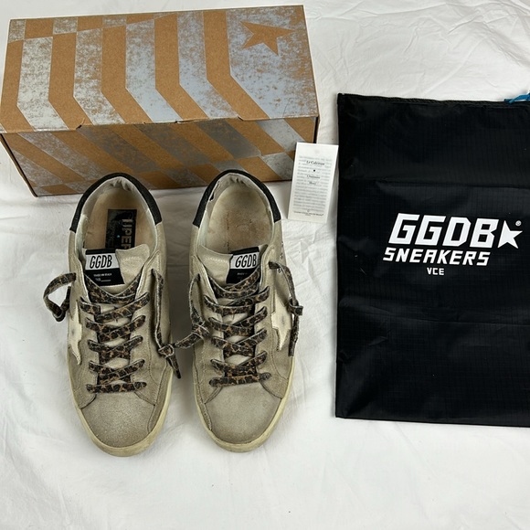 Authentic Golden Goose superstar ice suede leopard lace size 40 (women’s 9.5) - Picture 7 of 9